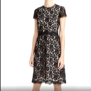 J. Crew Fit and Flare Lace Dress